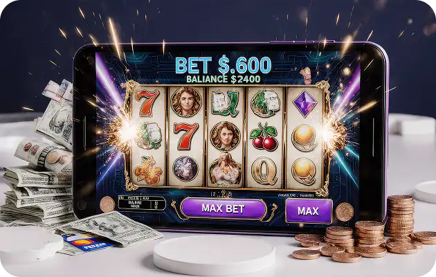 Attention - gambling dangers